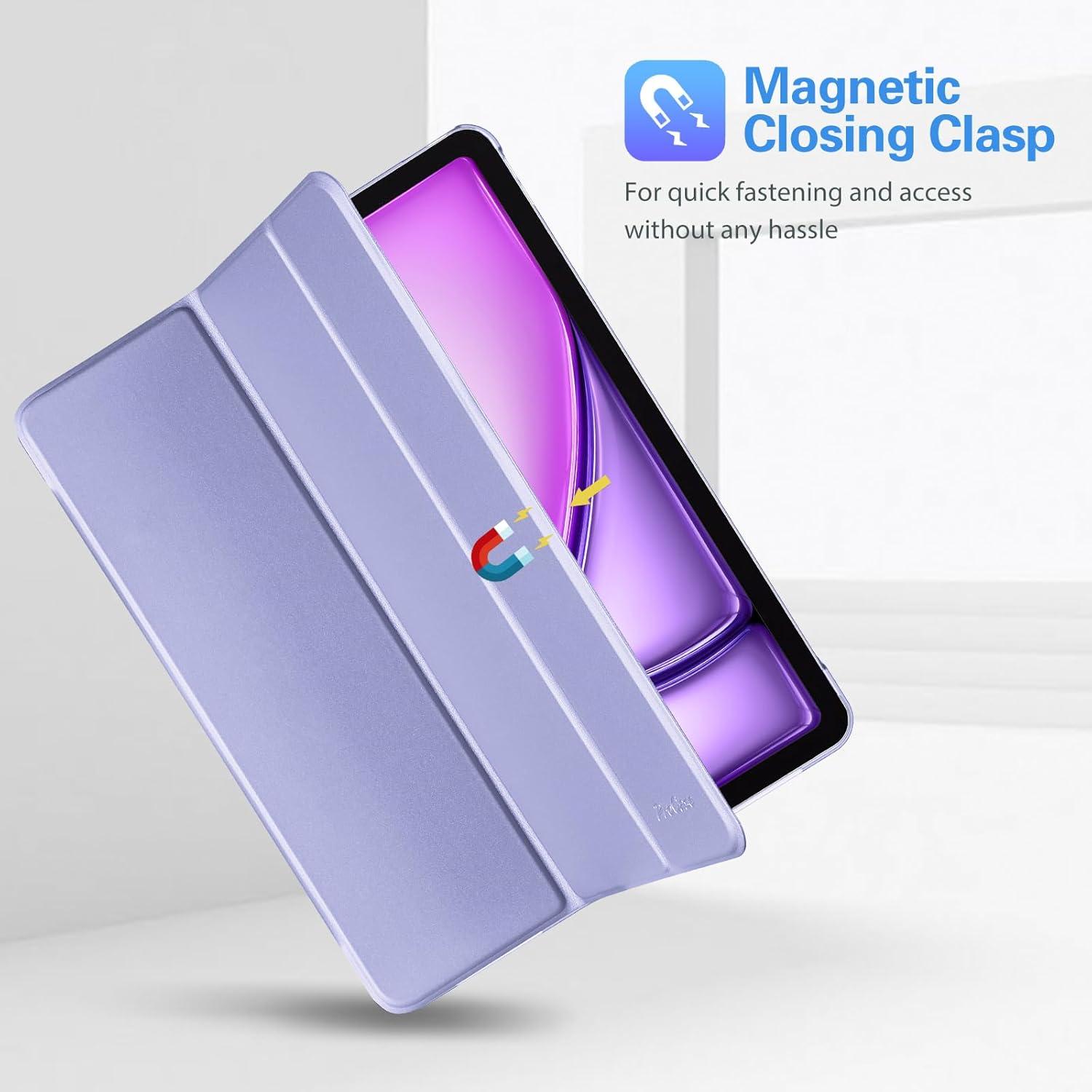 image:imageProCase Smart Case for iPad Pro 129 2022202120202018 Slim Stand Hard Back Shell Smart Cover for iPad Pro 129 6th Gen5th Gen4th Gen3rd Gen NavyPurple