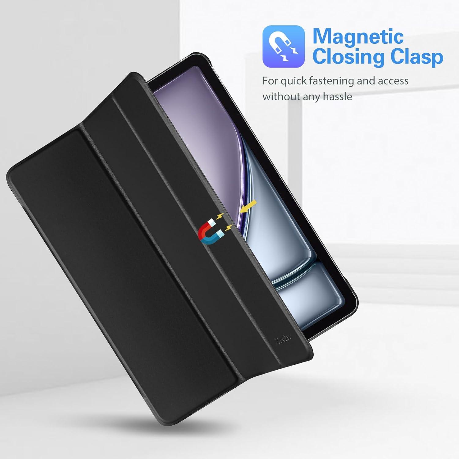 image:imageProCase Smart Case for iPad Pro 129 2022202120202018 Slim Stand Hard Back Shell Smart Cover for iPad Pro 129 6th Gen5th Gen4th Gen3rd Gen NavyShadowblack