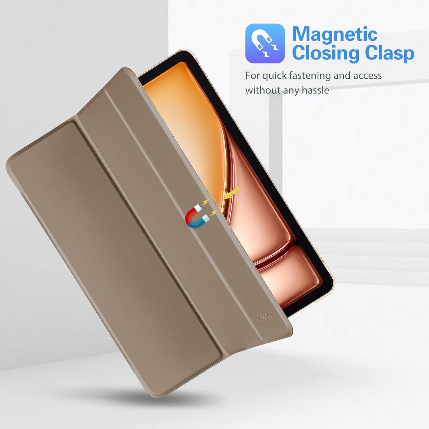 image:imageProCase Smart Case for iPad Pro 129 2022202120202018 Slim Stand Hard Back Shell Smart Cover for iPad Pro 129 6th Gen5th Gen4th Gen3rd Gen NavyStarlight