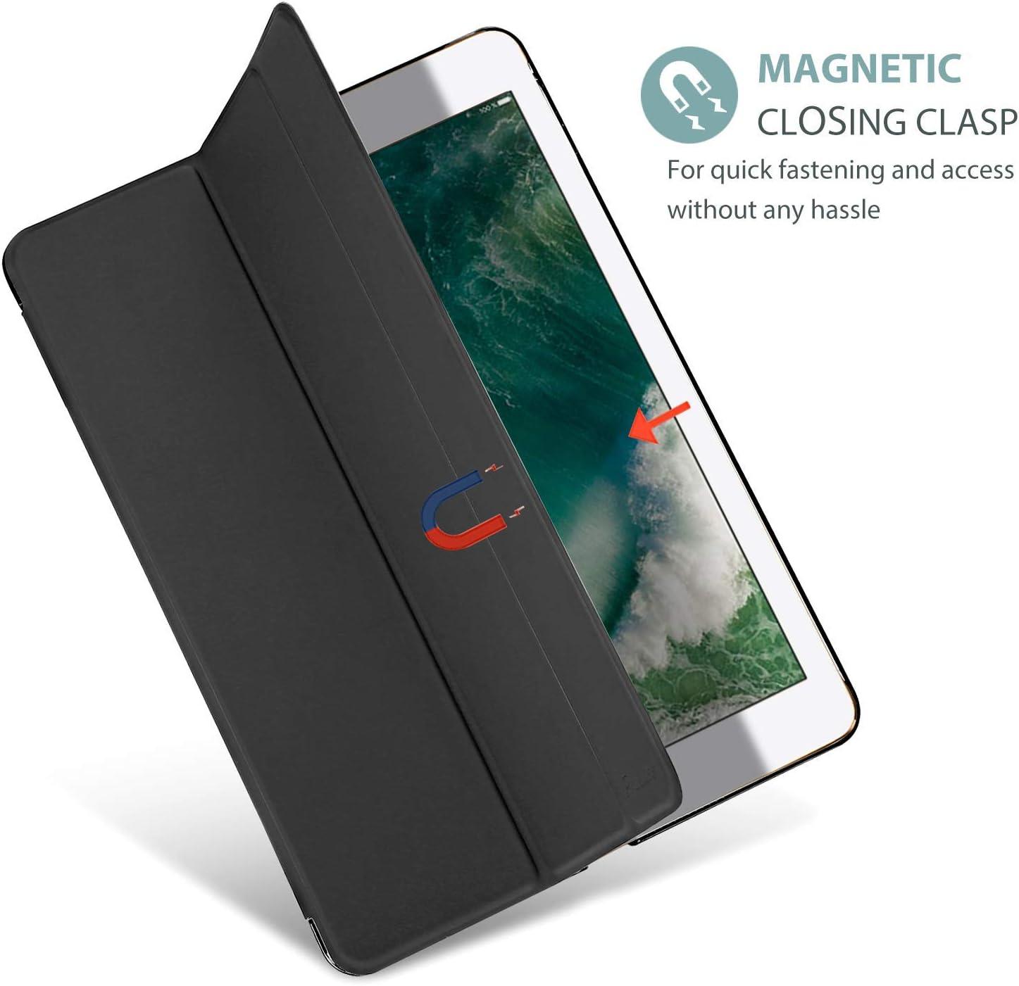 image:imageProCase Smart Case for iPad Pro 129 Inch 1st and 2nd Generation 2015 and 2017 Model Stand Cover Support Auto SleepWake EmeraldBlack
