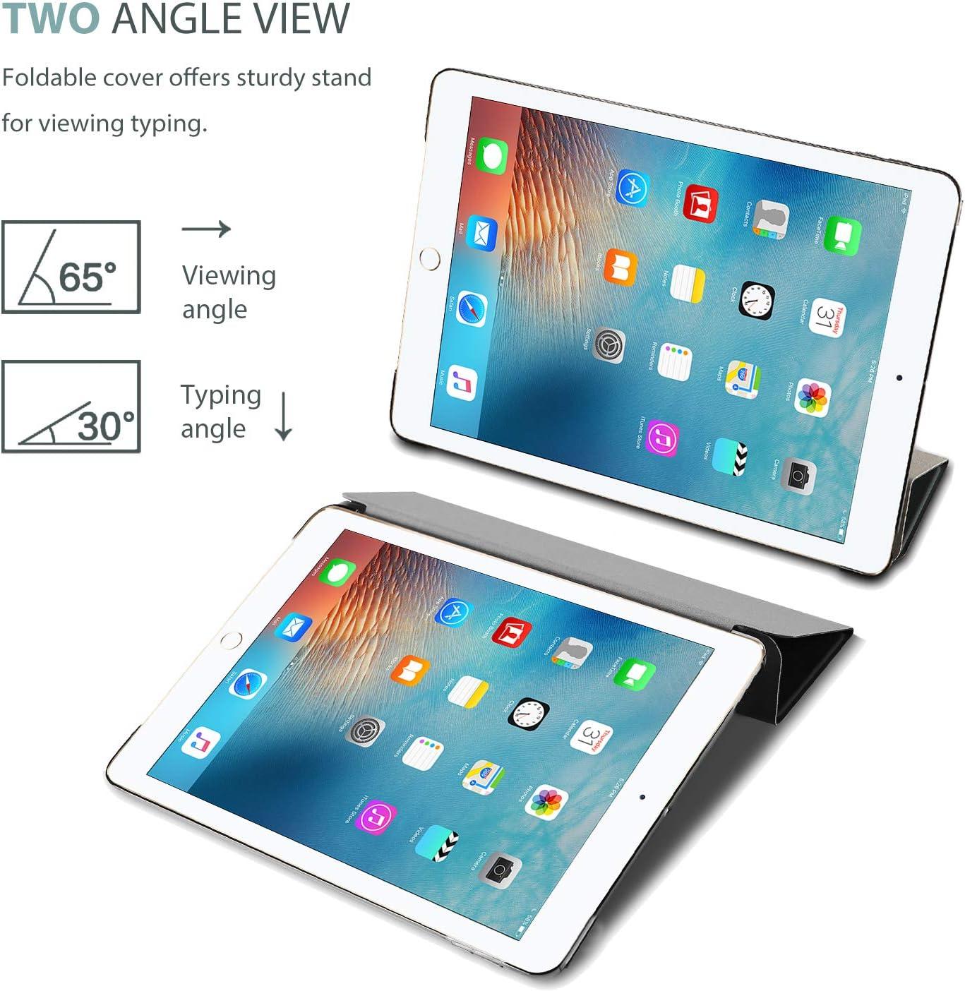 image:imageProCase Smart Case for iPad Pro 97 Inch 2016 Ultra Slim Lightweight Stand Smart Case Shell with Translucent Frosted Back Cover for iPad Pro 97 Inch A1673 A1674 A1675 EmeraldBlack