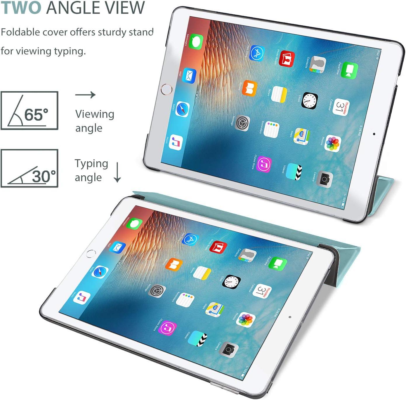 image:imageProCase Smart Case for iPad Pro 97 Inch 2016 Ultra Slim Lightweight Stand Smart Case Shell with Translucent Frosted Back Cover for iPad Pro 97 Inch A1673 A1674 A1675 EmeraldTeal