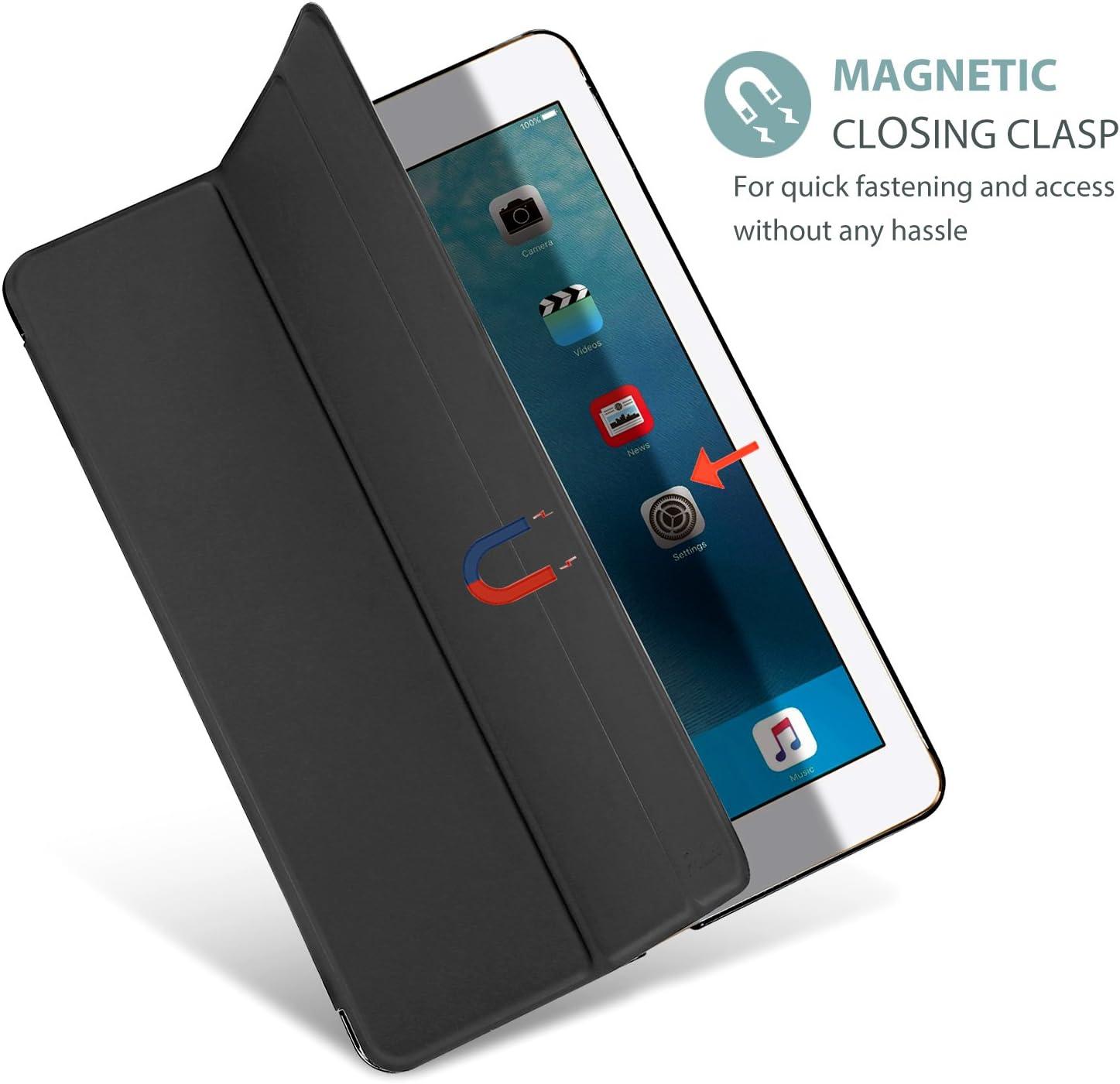 image:imageProCase Smart Case for iPad mini 4th Generation2015 Model Lightweight Cover with Auto SleepWake for iPad mini 4 BlackBlack