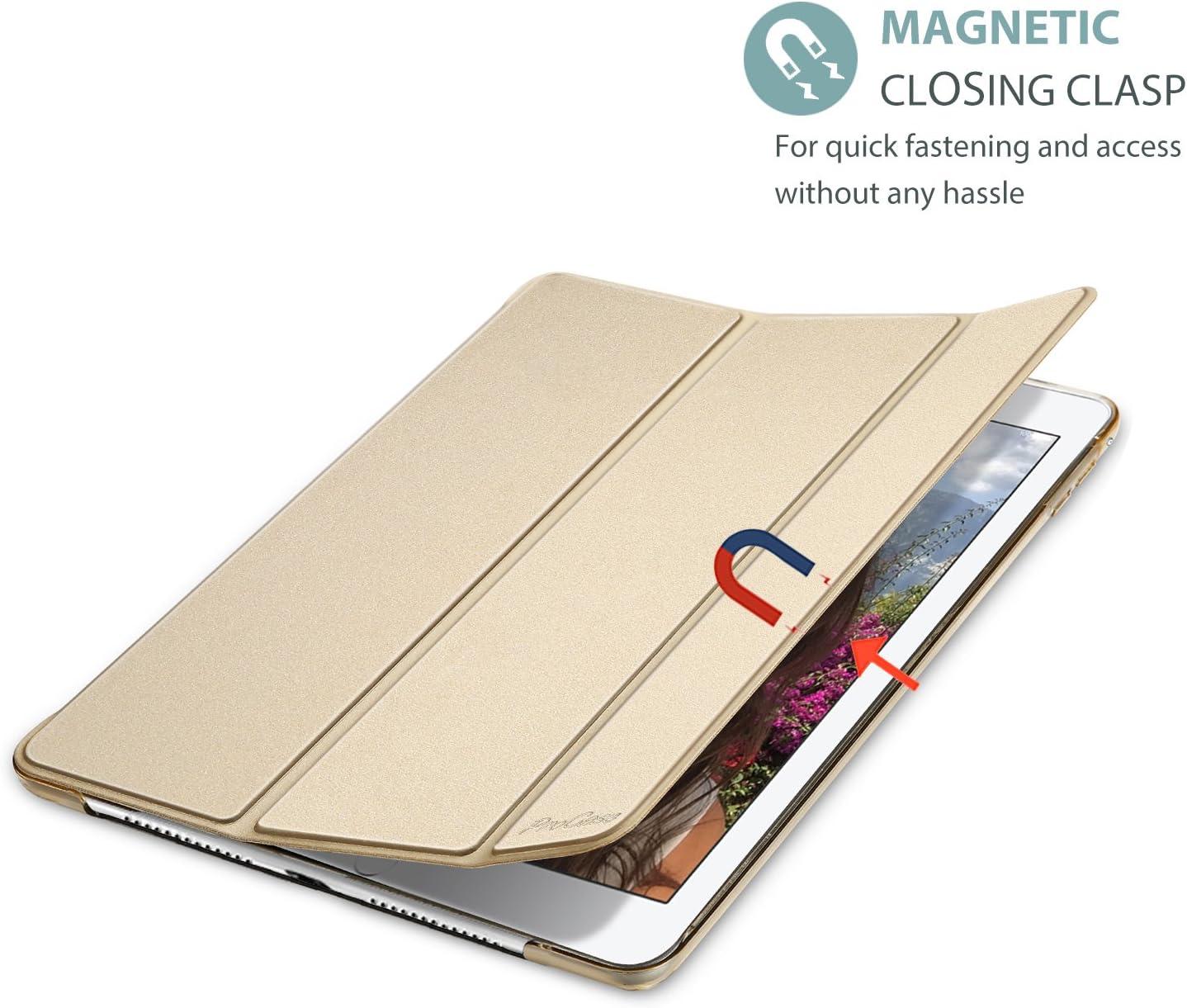 image:imageProCase Smart Case for iPad mini 4th Generation2015 Model Lightweight Cover with Auto SleepWake for iPad mini 4 BlackGold