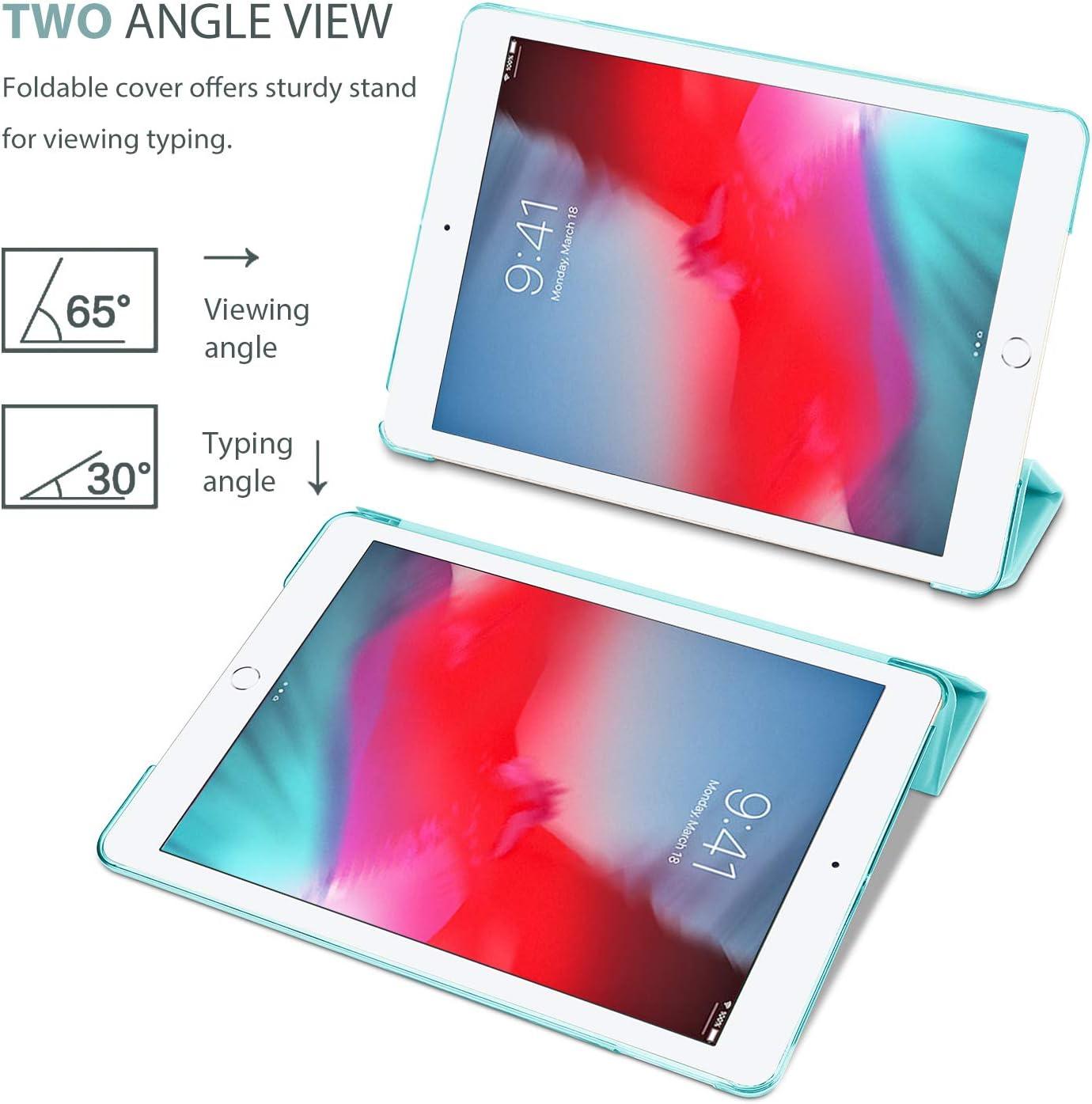 image:imageProCase Smart Case for iPad mini 5th Generation2019 Model Lightweight Cover with Auto SleepWake for iPad mini 5 GreyAqua
