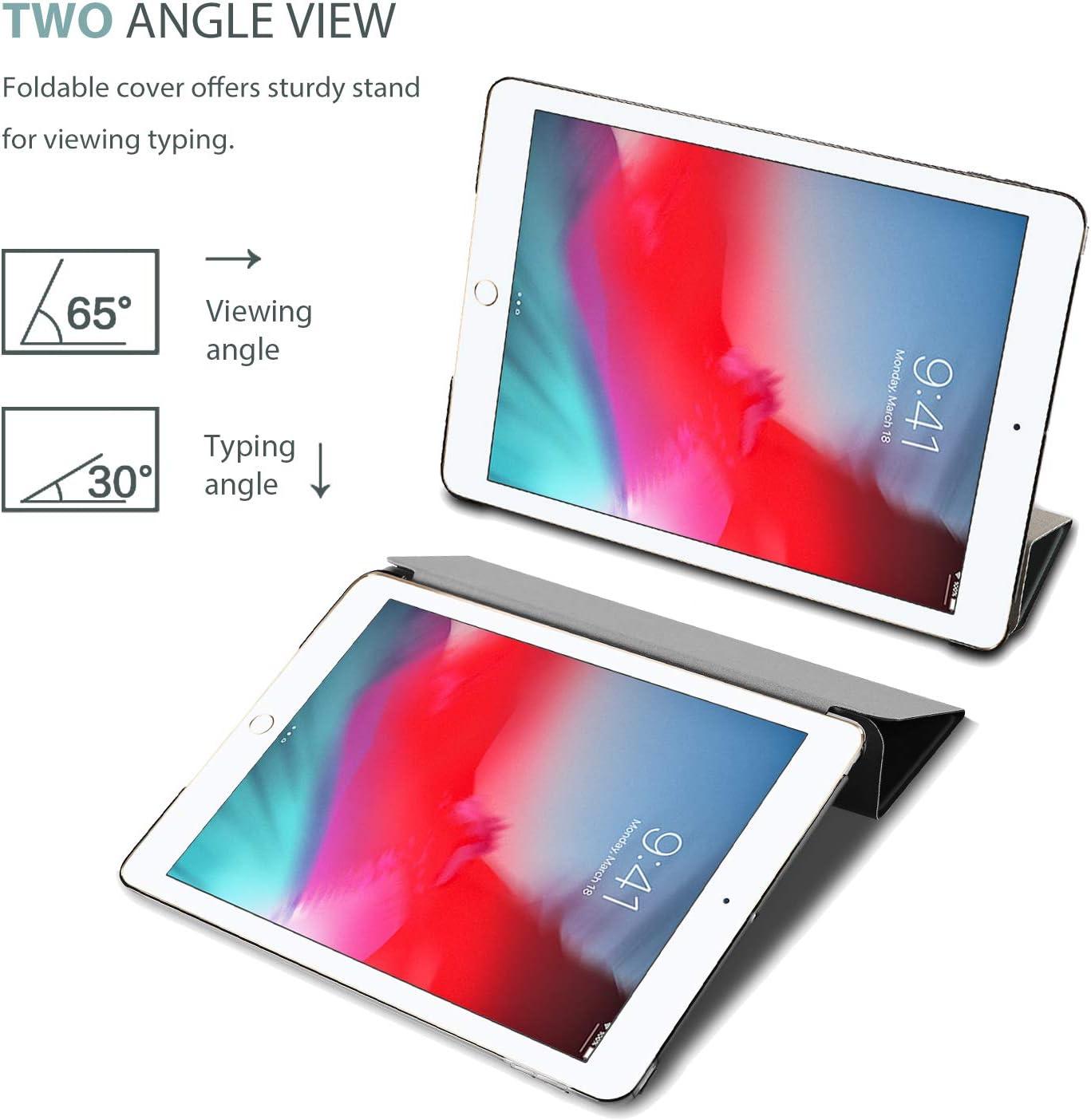 image:imageProCase Smart Case for iPad mini 5th Generation2019 Model Lightweight Cover with Auto SleepWake for iPad mini 5 GreyBlack