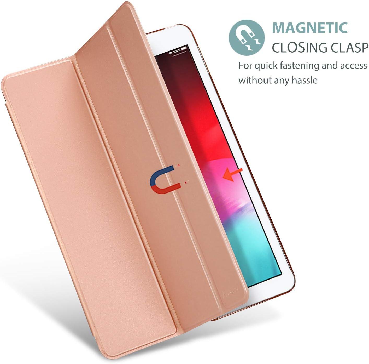 image:imageProCase Smart Case for iPad mini 5th Generation2019 Model Lightweight Cover with Auto SleepWake for iPad mini 5 GreyRosegold