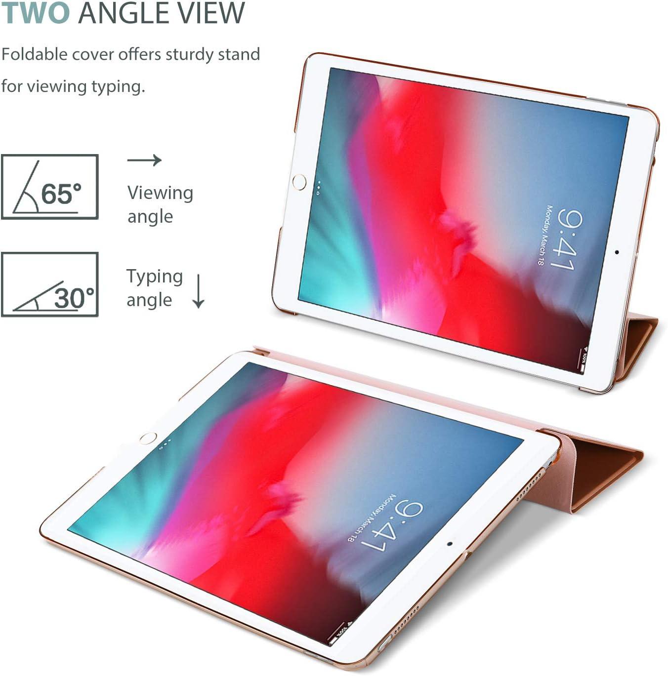 image:imageProCase Smart Case for iPad mini 5th Generation2019 Model Lightweight Cover with Auto SleepWake for iPad mini 5 GreyRosegold