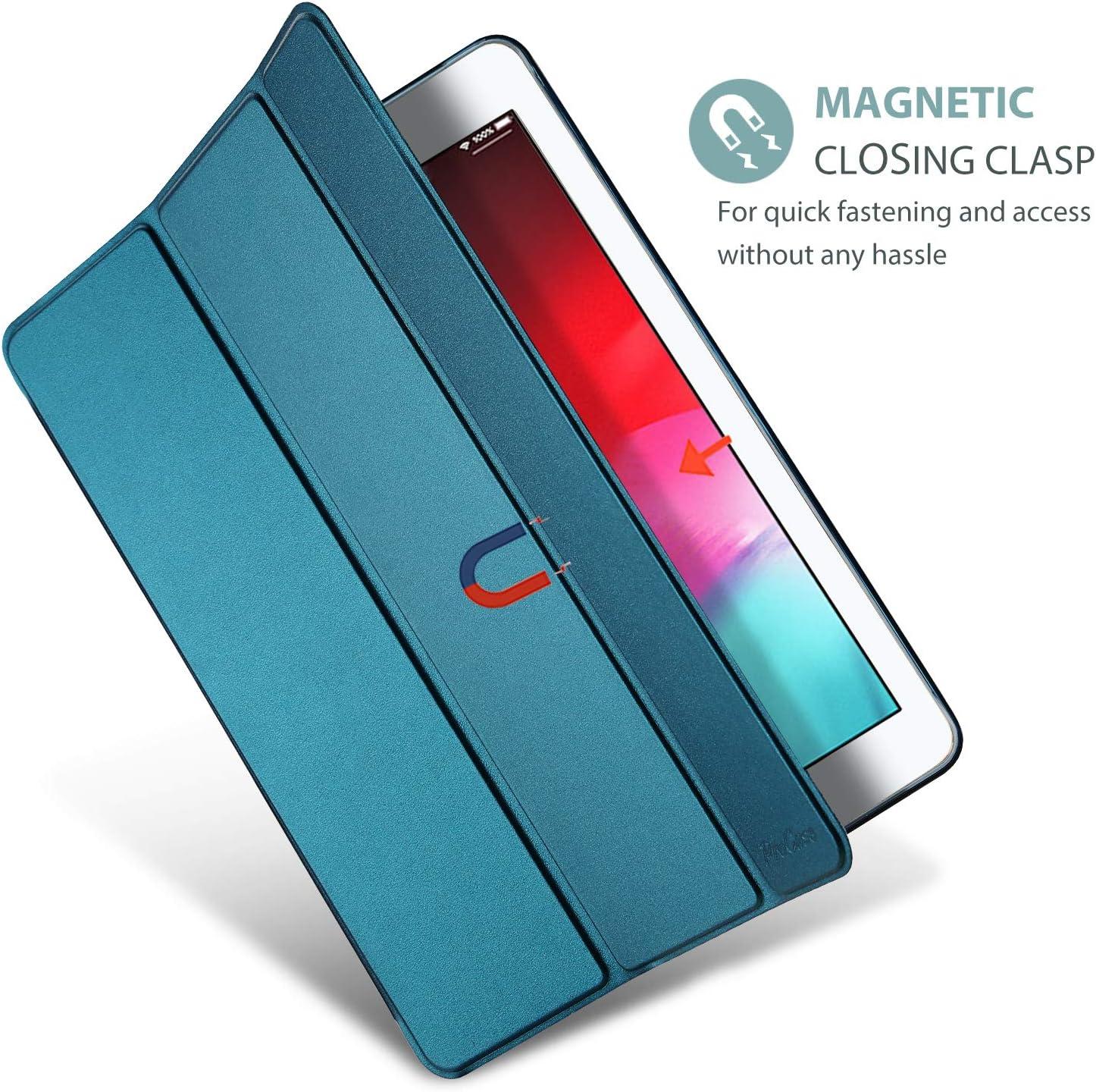 image:imageProCase Smart Case for iPad mini 5th Generation2019 Model Lightweight Cover with Auto SleepWake for iPad mini 5 GreyTeal
