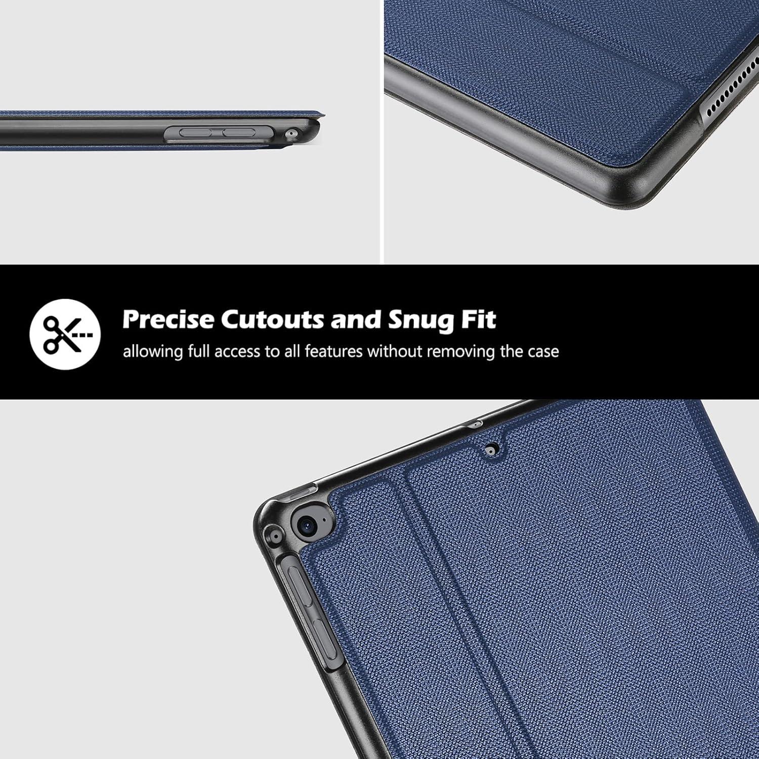 image:imageProCase Smart Cover for iPad 97 2018 amp 2017 Old Model iPad Air 2 iPad Air Case Slim Stand Protective Folio Case for iPad 97 Inch 5th6th Generation Also Fit iPad Air 2 iPad Air BlackNavy