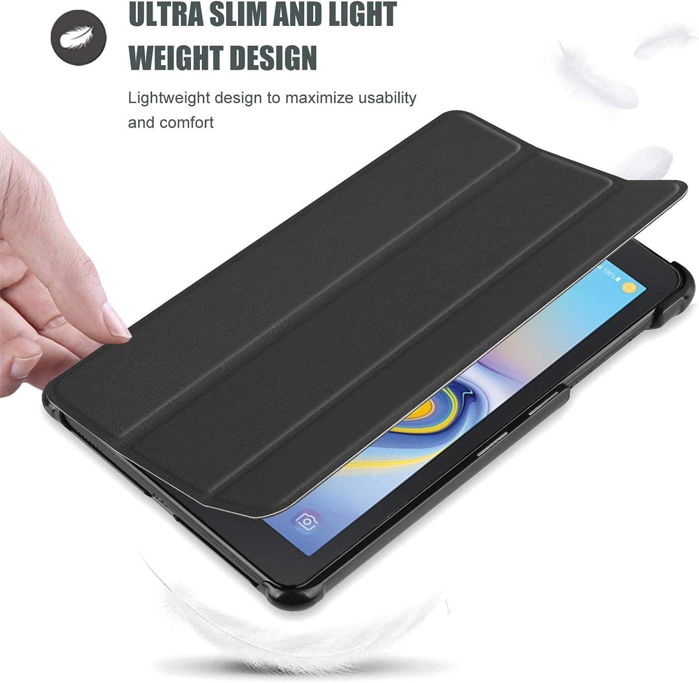 image:imageProCase Verizon Sprint Galaxy Tab A 80 Case 2018 SMT387 Slim Light Protective Cover Stand Hard Shell for Galaxy Tab A 80Inch 4G LTE Tablet SprintVerizonTMobileATampT 2018 Release Black