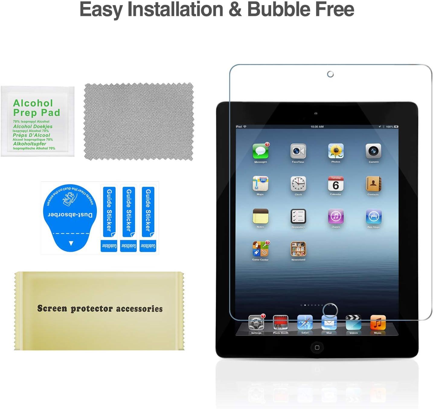 image:imageProCase for 97 iPad 2 3 4 Old Model Screen Protector AntiFingerprint Matte Tempered Glass Film Guard for iPad 2 iPad 3 iPad 4