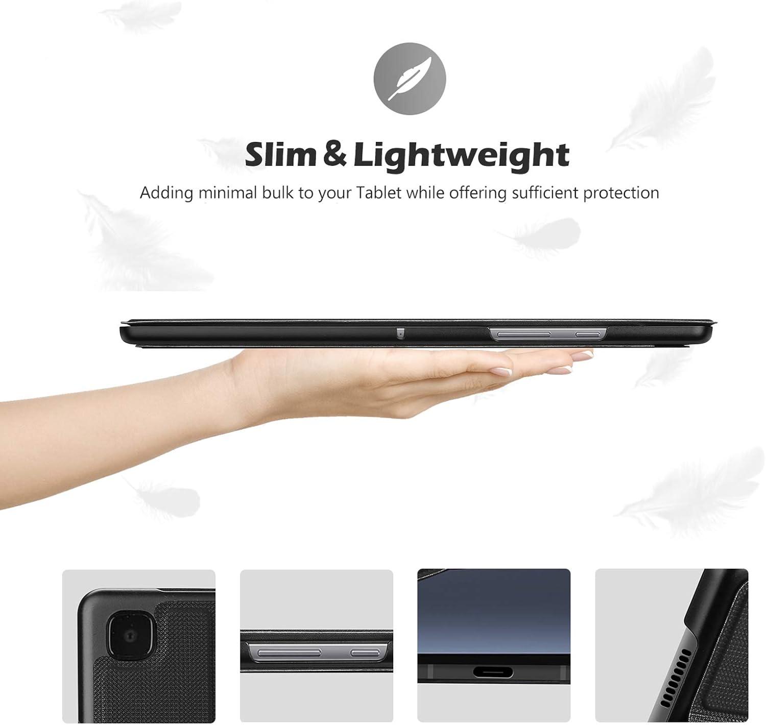 image:imageProCase for Galaxy Tab A7 104 2022 2020 SMT500 T503 T505 T507 Slim Stand Protective Case Folio Cover for 104 Inch Galaxy Tab A7 Tablet BlackBlack