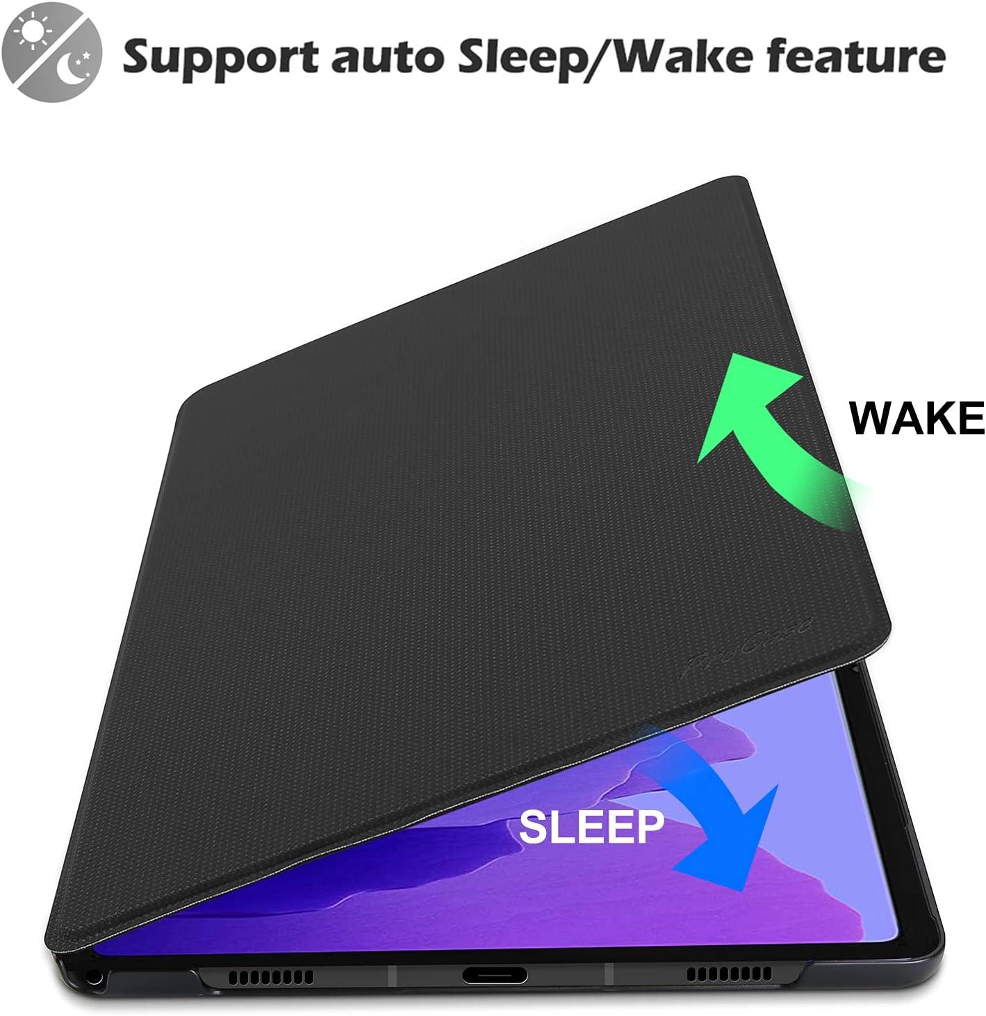 image:imageProCase for Galaxy Tab A7 104 2022 2020 SMT500 T503 T505 T507 Slim Stand Protective Case Folio Cover for 104 Inch Galaxy Tab A7 Tablet BlackBlack