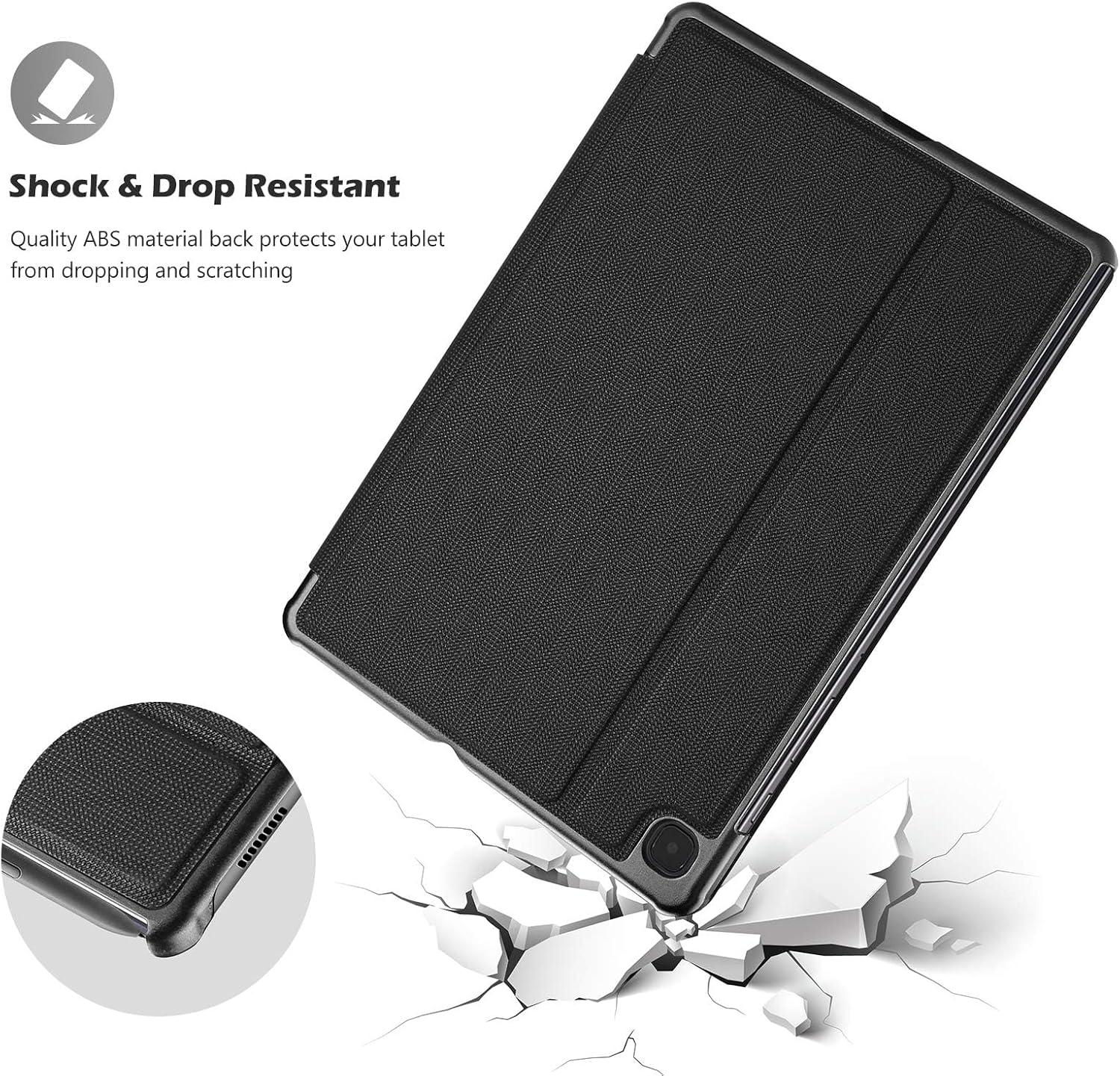 image:imageProCase for Galaxy Tab S6 Lite 104 2024 2022 2020 with S Pen Holder Slim Stand Folio Case Smart Cover for Galaxy Tab S6 Lite 104 Inch SMP613 P619 SMP610 P615 SMP620 P625 BlackBlack