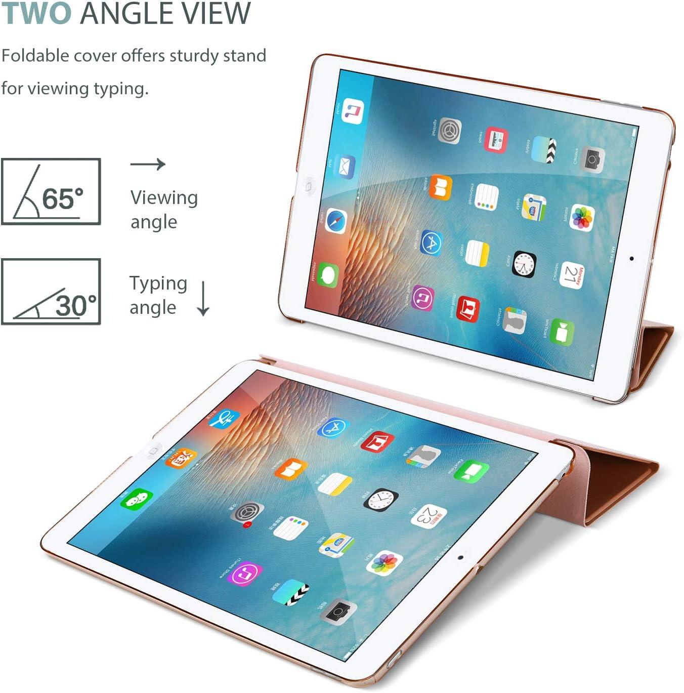 image:imageProCase for iPad 20122011 2nd 3rd 4th Generation Case Old Model Smart Cover for iPad 2iPad 3 iPad 4 GreyRosegold