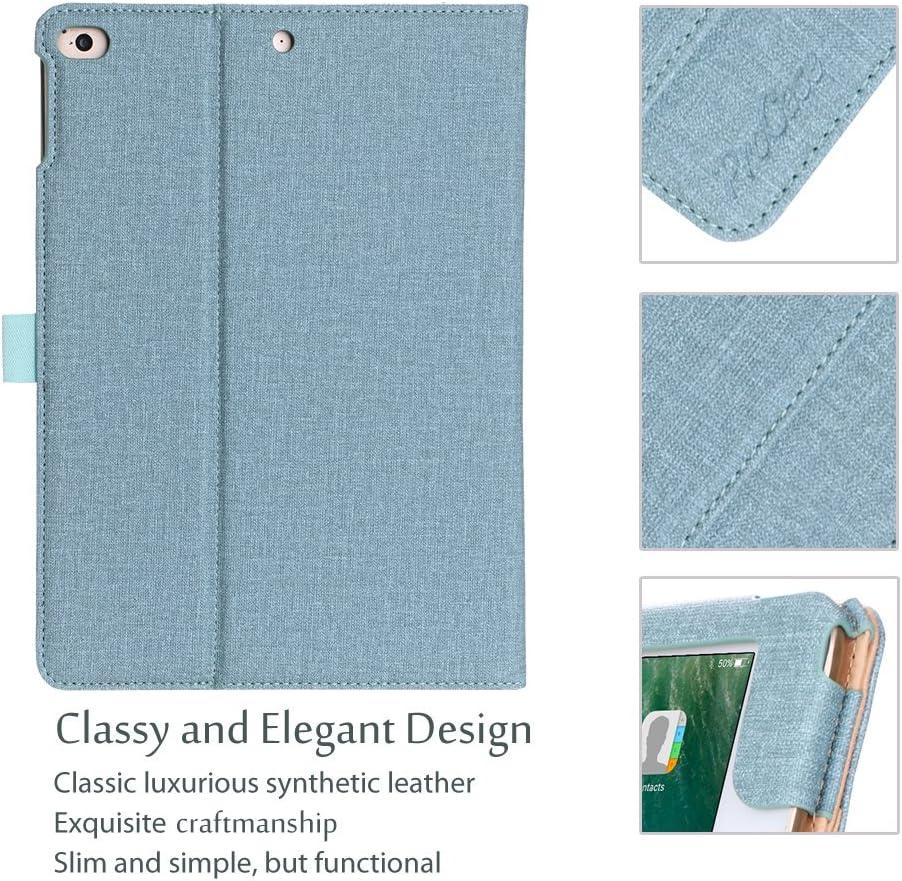 image:imageProCase for iPad 97 Inch iPad 6th5th Generation Case 2018 2017iPad Air 2Air 1 Case Premium Leather Folio Corner Protection MultiAngle Viewing Stand Cover with Front Pocket Pen Loop BlackTeal