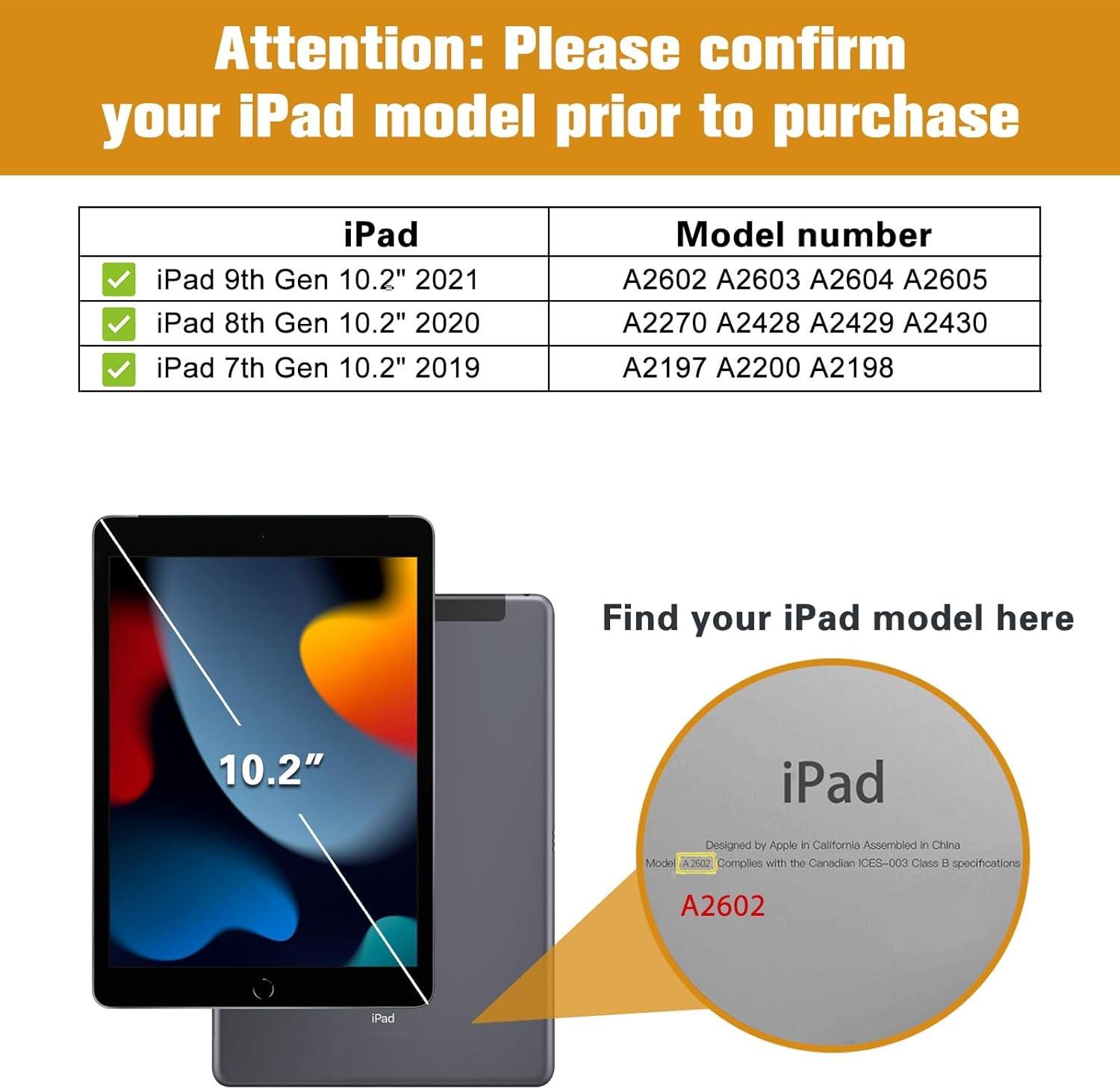 image:imageProCase for iPad 97 Inch iPad 6th5th Generation Case 2018 2017iPad Air 2Air 1 Case Premium Leather Folio Corner Protection MultiAngle Viewing Stand Cover with Front Pocket Pen Loop BlackBrown