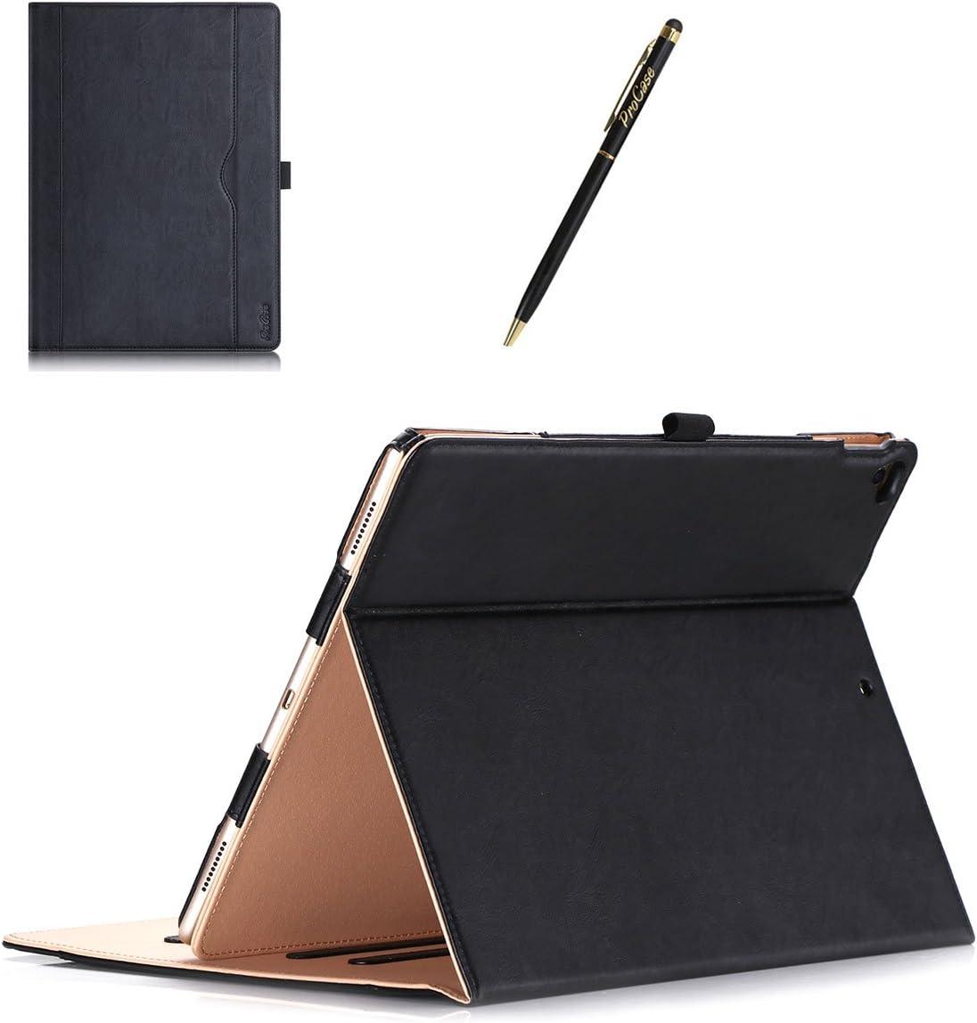 image:imageProCase for iPad Pro 129 20172015 Case 1st amp 2nd Generation Stand Folio Case Cover for iPad Pro 129 Inch Old Model 20172015 with Multiple Viewing Angles Pencil Holder TealBlack