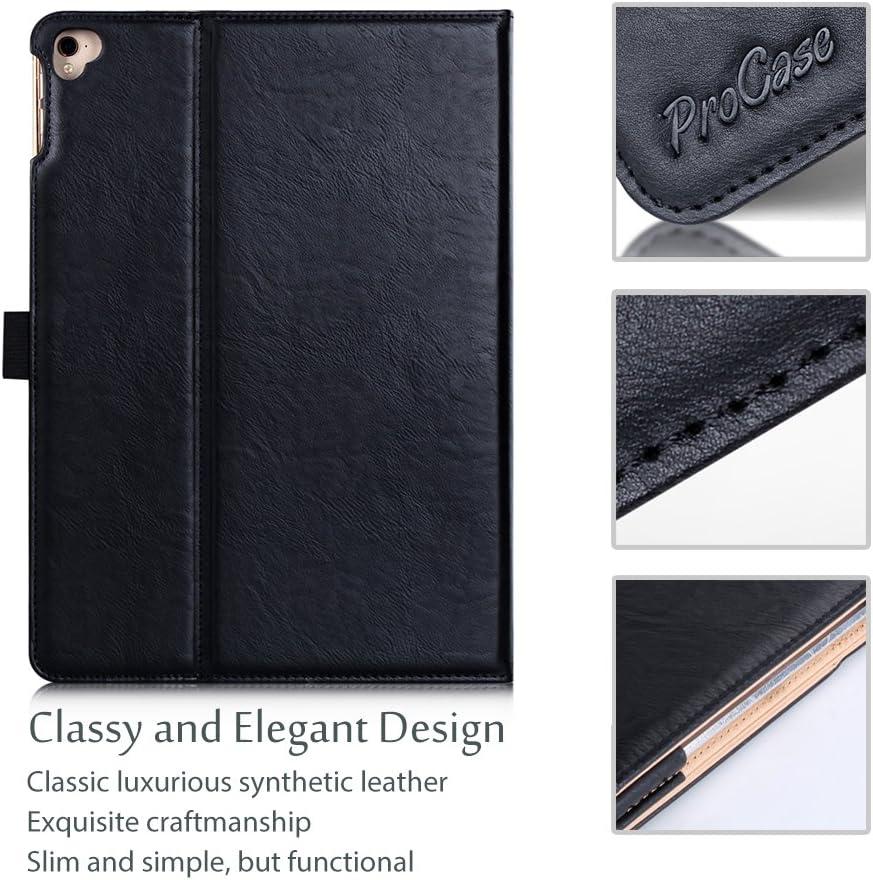 image:imageProCase for iPad Pro 97 Case 2016 Old Model PU Leather Stand Folio Cover for iPad Pro 97 Inch A1673A1674A1675 with 3 Viewing Angles amp Pencil Holder amp Document Card Pocket NavyBlack