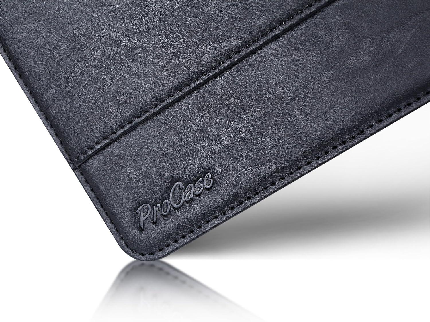 image:imageProCase for iPad Pro 97 Case 2016 Old Model PU Leather Stand Folio Cover for iPad Pro 97 Inch A1673A1674A1675 with 3 Viewing Angles amp Pencil Holder amp Document Card Pocket NavyBlack