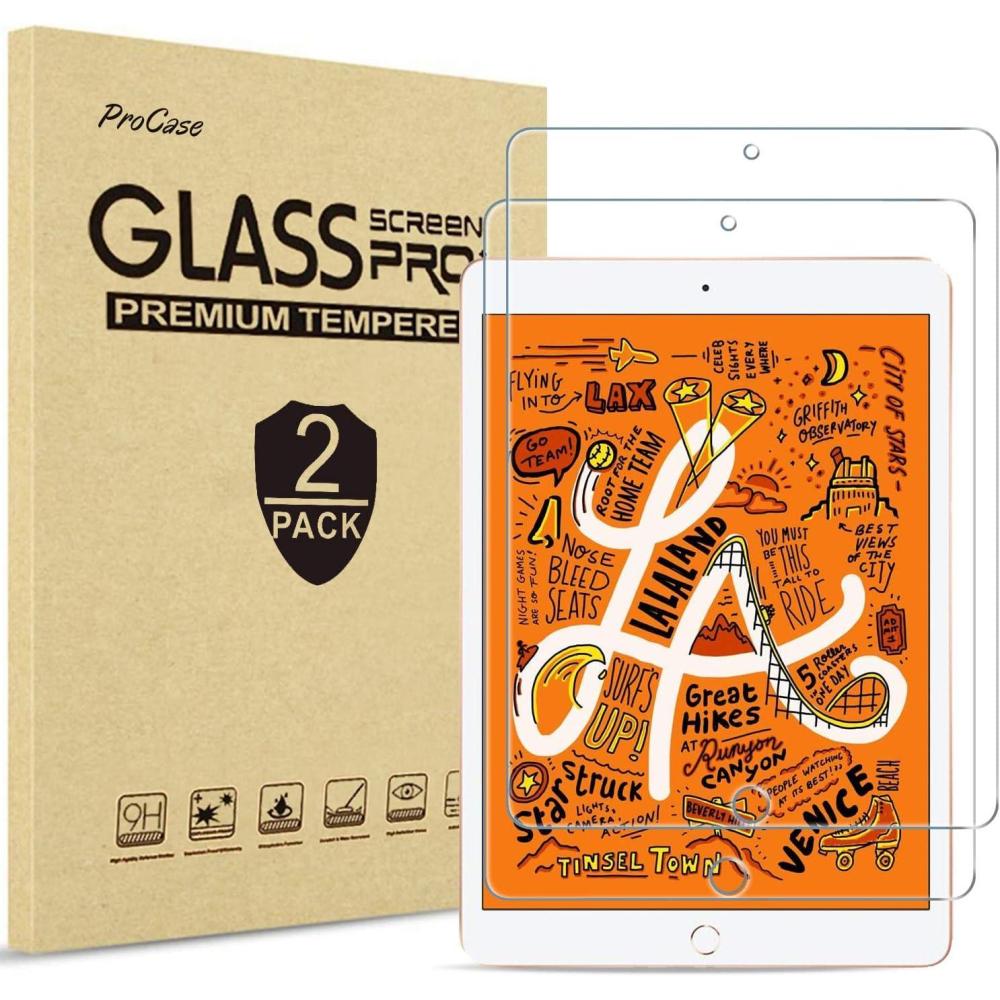 image:imageProCase 2 Pack for 79 iPad Mini 5th Mini 4th Screen Protector Tempered Glass Film Guard for iPad Mini 5 2019 iPad Mini 4 2016