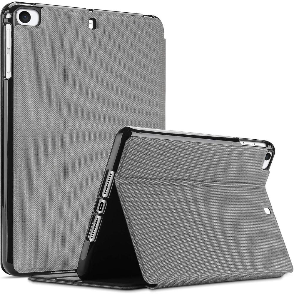 image:imageProCase Book Cover for iPad mini 5 Generation 2019 Mini 4 Mini 1 2 3 Slim Stand Protective Folio Case Smart Cover for iPad mini 54321 TealGrey