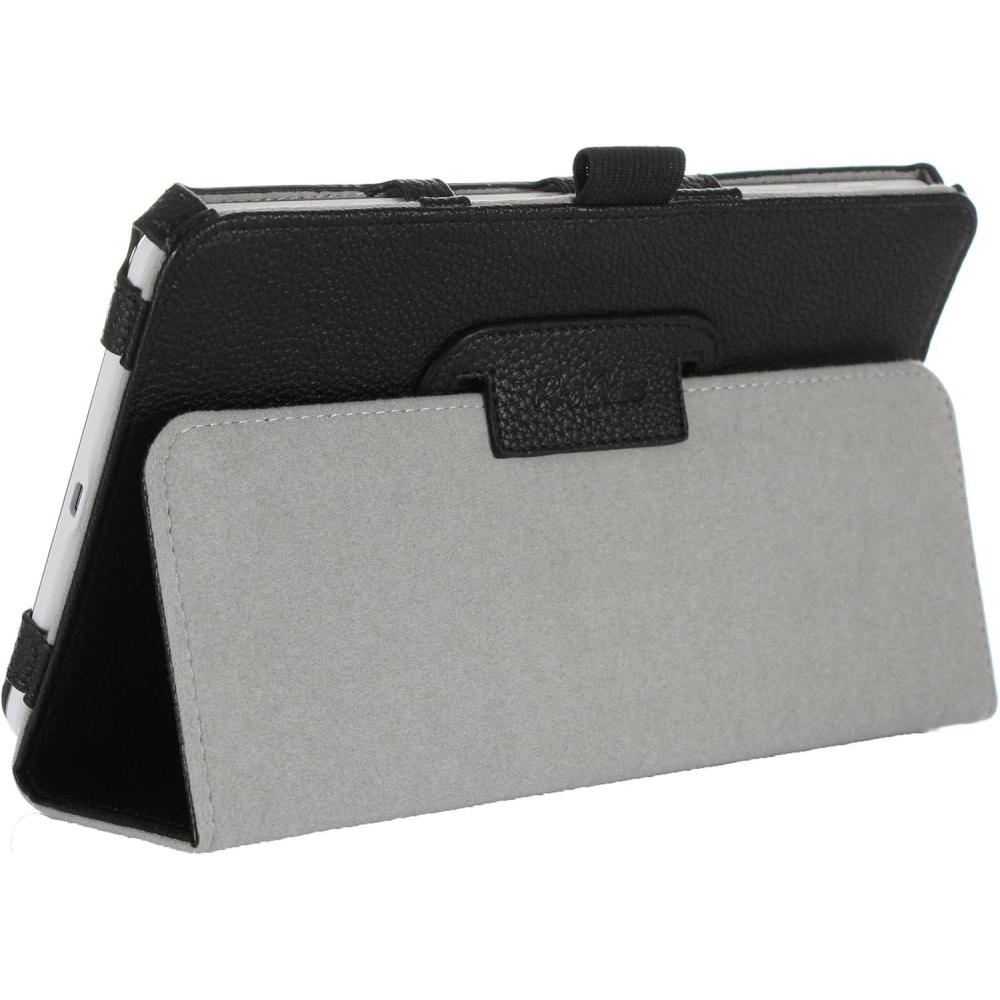 image:imageProCase Folio Case for Samsung Galaxy Tab 4 80 Tablet 2014 8 inch Model SMT330 T331 T335 Premium Leather Case with Auto SleepWake Feature Black