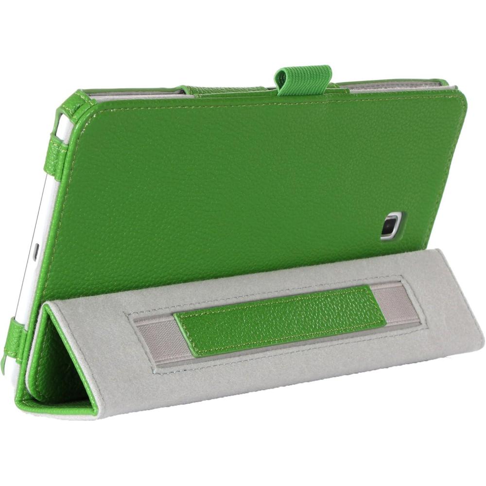 image:imageProCase Galaxy Tab 4 80 Case with Bonus Stylus Pen Smart Cover Case with Stand for 8 inch Tab 4 Tablet 2014 SMT330 T331 T335 with Auto SleepWake Feature Green