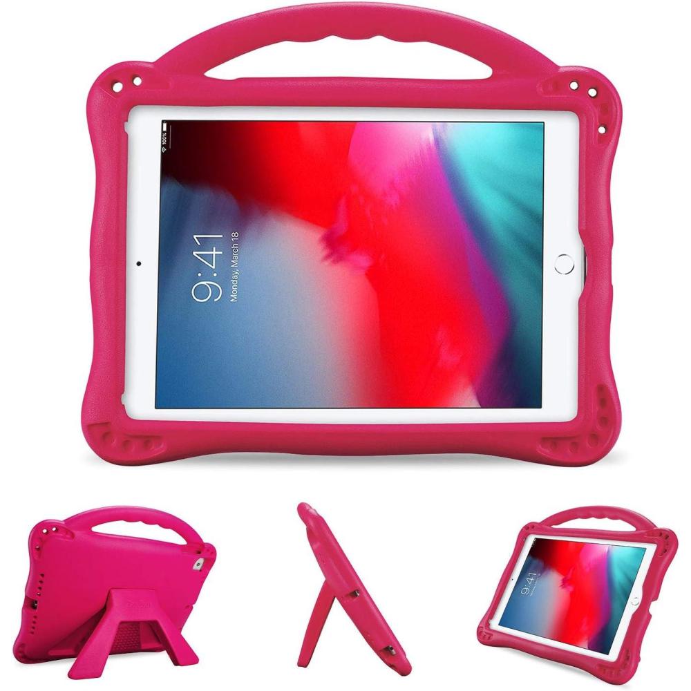image:imageProCase Kid Case for iPad 97 6th 5th 2017 2018 iPad Air 2 Air 1 iPad Pro 97 2016 for Boys Girls Shockproof Lightweight Rugged Cover Full Protective Case with Handle Kickstand BlueMagenta