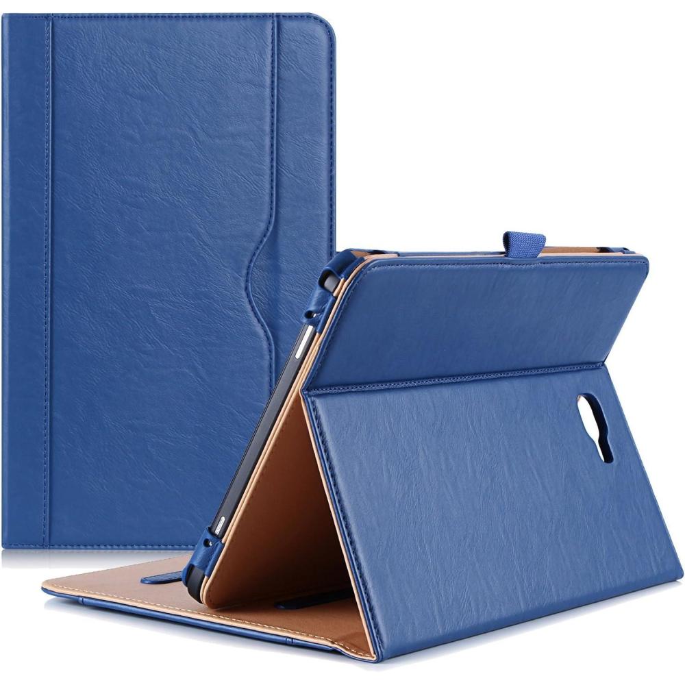 image:imageProCase Leather Case for Galaxy Tab A 101inch 2016 SMT580 T585 T587 Stand Folio Cover for Galaxy Tab A 101 Tablet NO S Pen Version with Multiple Viewing Angles Card Pocket BlackNavy