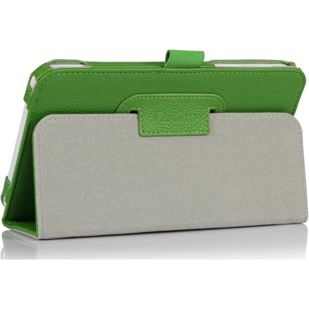 image:imageProCase Samsung Galaxy Tab 3 Lite 7 Tablet Case with Bonus Stylus Pen Flip Stand Cover Case for Tab 3 Lite 70 inch SMT110 Green