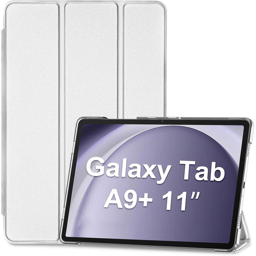 image:imageProCase Smart Case for Galaxy Tab A11 PlusA9 Plus 11 Inch Slim Stand Hard Back Shell Protective Tablet Cover Folio Case for 11 Galaxy Tab A11 Plus 2025A9 Plus 2023 BlackSilver1