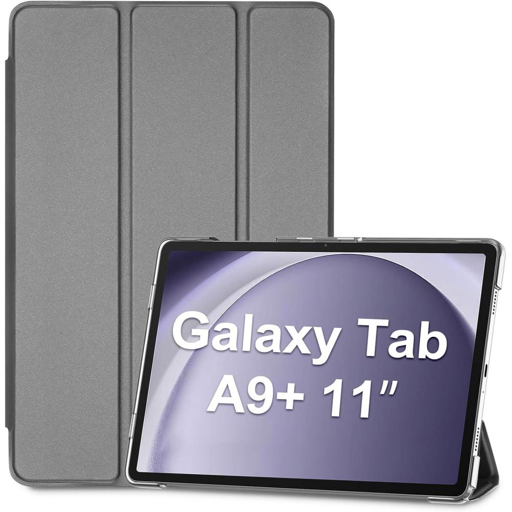 image:imageProCase Smart Case for Galaxy Tab A11 PlusA9 Plus 11 Inch Slim Stand Hard Back Shell Protective Tablet Cover Folio Case for 11 Galaxy Tab A11 Plus 2025A9 Plus 2023 BlackGrey1