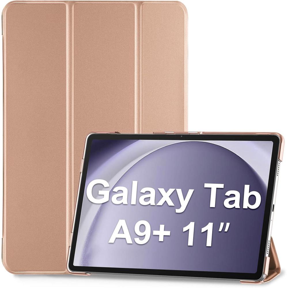 image:imageProCase Smart Case for Galaxy Tab A11 PlusA9 Plus 11 Inch Slim Stand Hard Back Shell Protective Tablet Cover Folio Case for 11 Galaxy Tab A11 Plus 2025A9 Plus 2023 BlackRosegold1