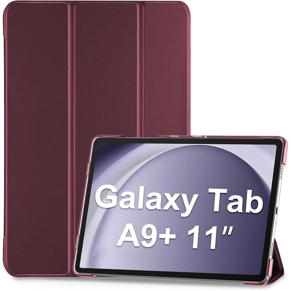 image:imageProCase Smart Case for Galaxy Tab A11 PlusA9 Plus 11 Inch Slim Stand Hard Back Shell Protective Tablet Cover Folio Case for 11 Galaxy Tab A11 Plus 2025A9 Plus 2023 BlackWine1