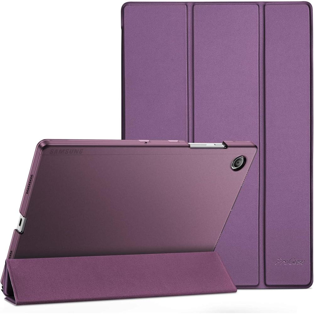 image:imageProCase Smart Case for Galaxy Tab A8 105 Slim Stand Hard Back Shell Protective Smart Cover Case for Galaxy Tab A8 105 Inch 2022 SMX200 X205 X207 SkyBluePurple1