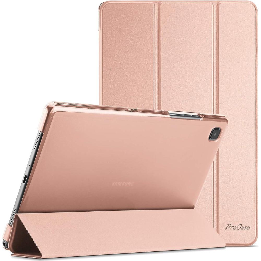 image:imageProCase Smart Case for Galaxy Tab a7 104 Inch 2022 2020 SMT509 T500 T503 T505 T507 Protective Stand Case Hard Shell Cover for 104 Inch Galaxy Tab a7 104 BlackRosegold