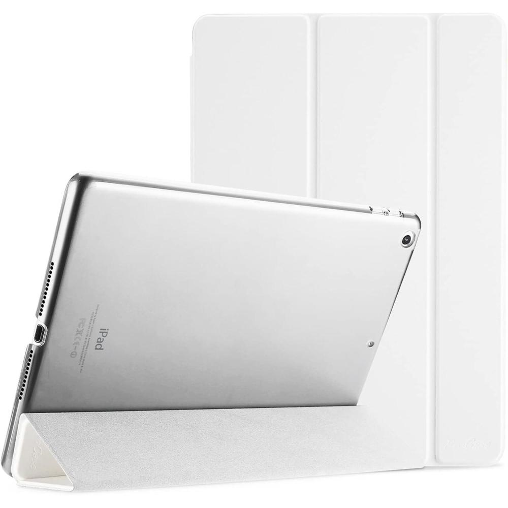image:imageProCase Smart Case for iPad 97 Inch iPad 6th5th Generation 2018 2017Model A1893 A1954 A1822 A1823 Ultra Slim Lightweight Stand Cover with Translucent Frosted Back BlackWhite
