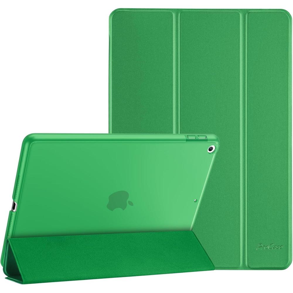 image:imageProCase Smart Case for iPad 97 Inch iPad 6th5th Generation 2018 2017Model A1893 A1954 A1822 A1823 Ultra Slim Lightweight Stand Cover with Translucent Frosted Back BlackGreen