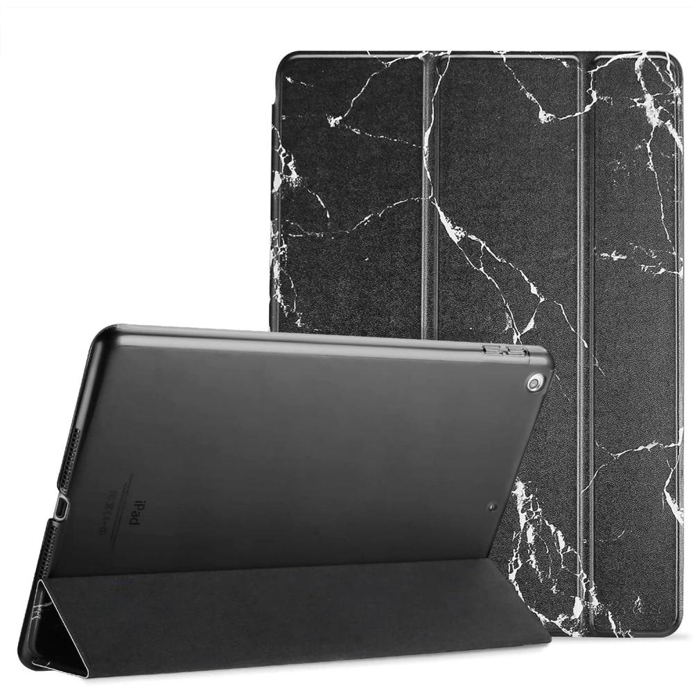 image:imageProCase Smart Case for iPad 97 Inch iPad 6th5th Generation 2018 2017Model A1893 A1954 A1822 A1823 Ultra Slim Lightweight Stand Cover with Translucent Frosted Back BlackBlackmarble