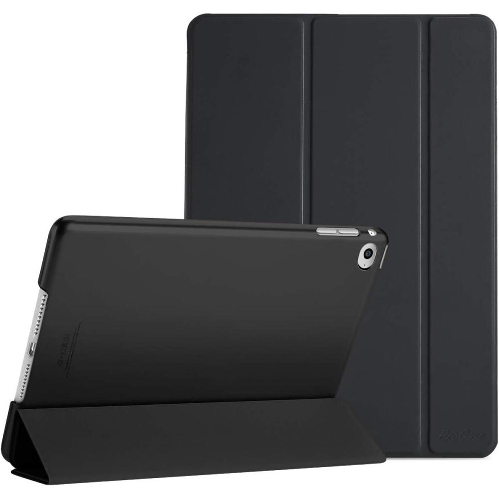 image:imageProCase Smart Case for iPad Air 2 2014 Ultra Slim Lightweight Stand Protective Case Shell with Translucent Frosted Back Cover for iPad Air 2nd A1566 A1567 TealBlack