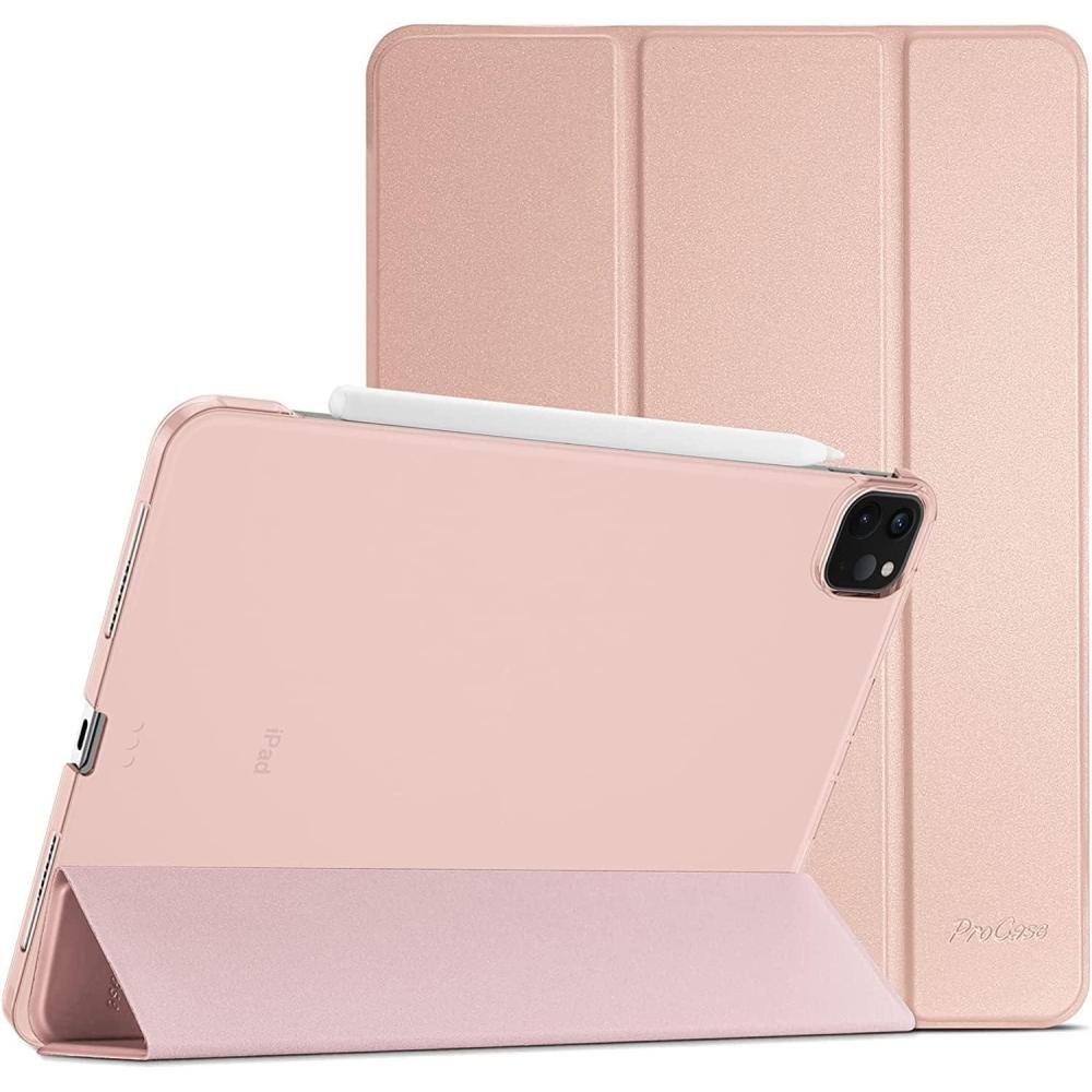 image:imageProCase Smart Case for iPad Pro 11 Case 2021 2020 2018 Slim Stand Hard Back Shell Smart Cover for iPad Pro 11 Inch 3rd Generation 2021 2nd Gen 2020 1st Gen 2018 Pink