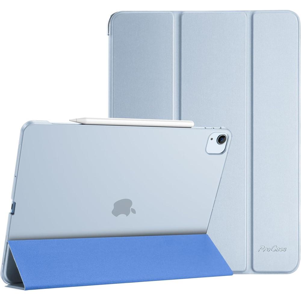 image:imageProCase Smart Case for iPad Pro 129 2022202120202018 Slim Stand Hard Back Shell Smart Cover for iPad Pro 129 6th Gen5th Gen4th Gen3rd Gen NavyAirblue