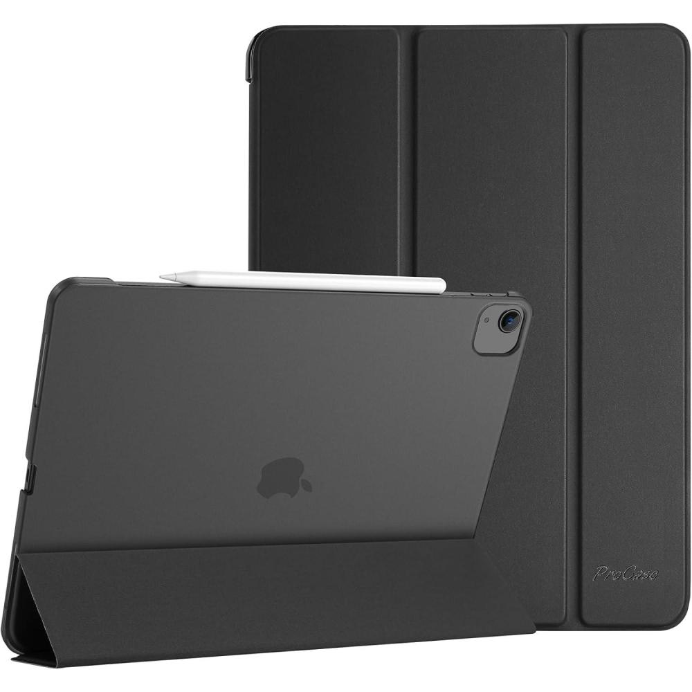image:imageProCase Smart Case for iPad Pro 129 2022202120202018 Slim Stand Hard Back Shell Smart Cover for iPad Pro 129 6th Gen5th Gen4th Gen3rd Gen NavyShadowblack