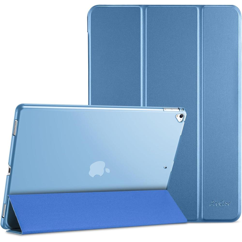 image:imageProCase Smart Case for iPad Pro 129 Inch 1st and 2nd Generation 2015 and 2017 Model Stand Cover Support Auto SleepWake EmeraldBlue