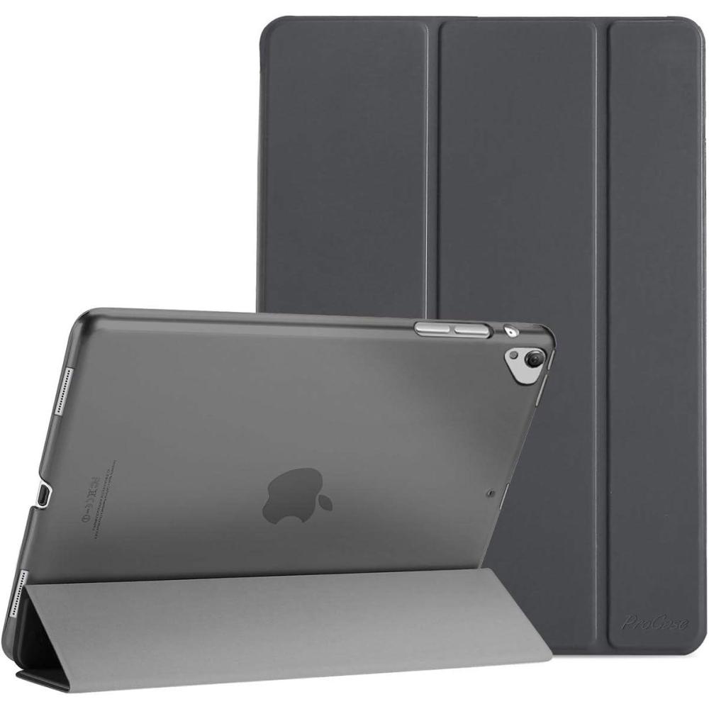 image:imageProCase Smart Case for iPad Pro 129 Inch 1st and 2nd Generation 2015 and 2017 Model Stand Cover Support Auto SleepWake EmeraldGrey