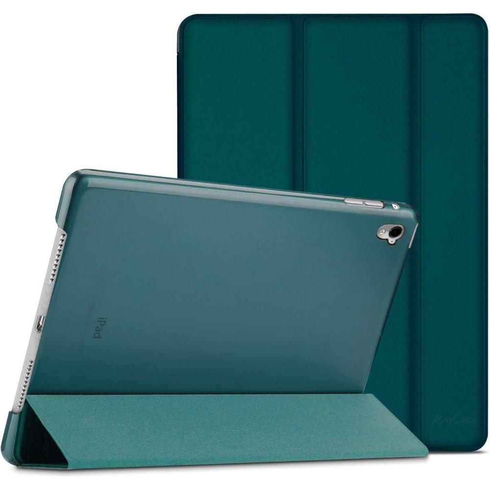 image:imageProCase Smart Case for iPad Pro 97 Inch 2016 Ultra Slim Lightweight Stand Smart Case Shell with Translucent Frosted Back Cover for iPad Pro 97 Inch A1673 A1674 A1675 EmeraldEmerald