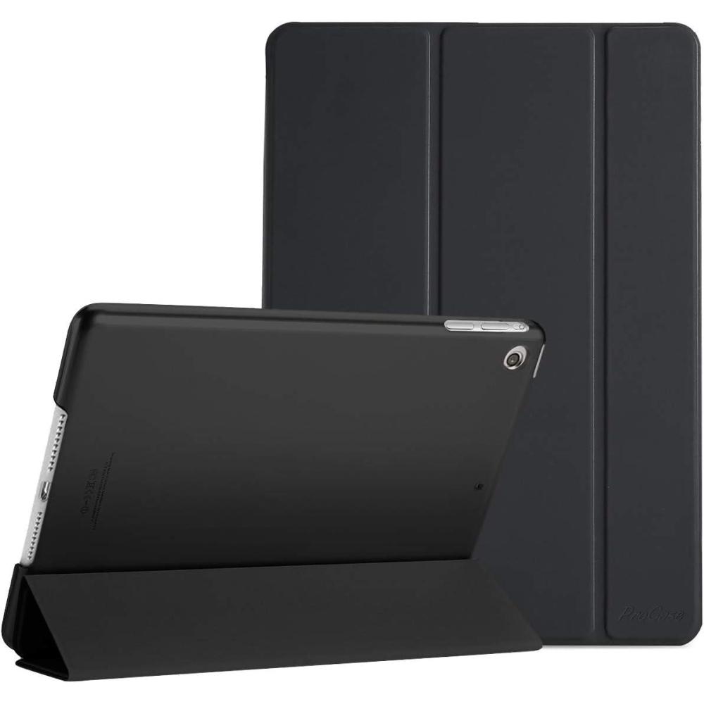 image:imageProCase Smart Case for iPad mini 1 2 3Model A1432 A1454 A1455 A1489 A1490 A1491 A1599 A1600 Slim Lightweight Stand Cover with Translucent Frosted Back Support Auto SleepWake Navy BlueBlack