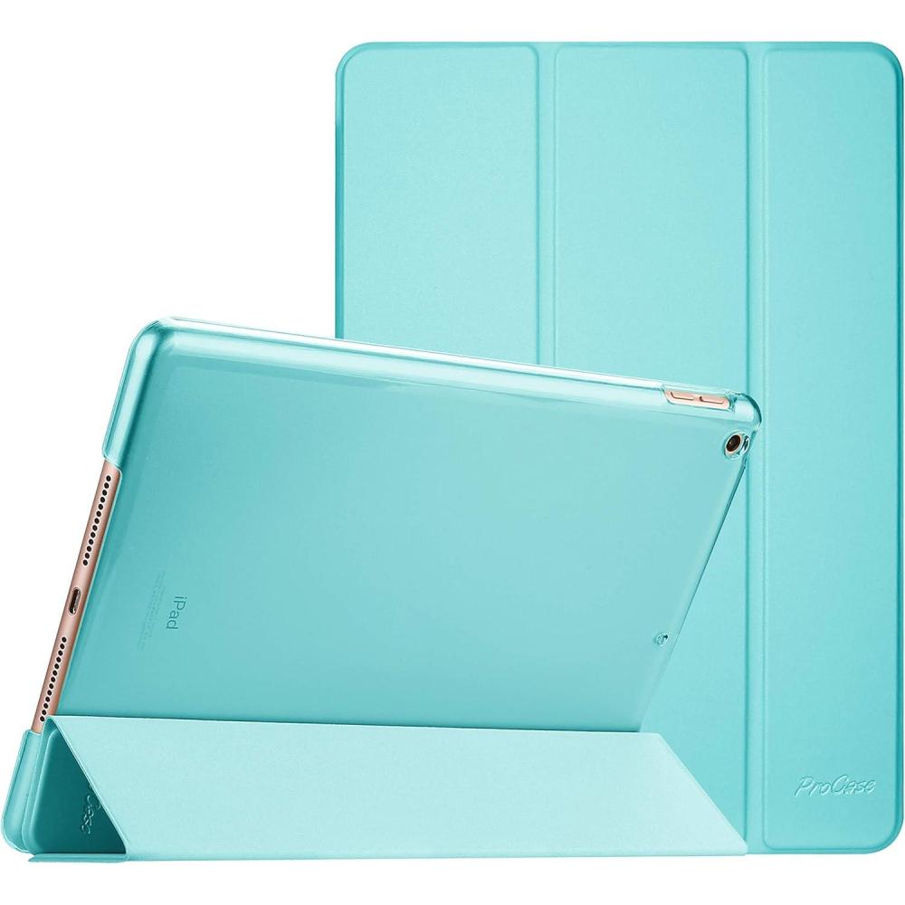 image:imageProCase Smart Case for iPad mini 5th Generation2019 Model Lightweight Cover with Auto SleepWake for iPad mini 5 GreyAqua